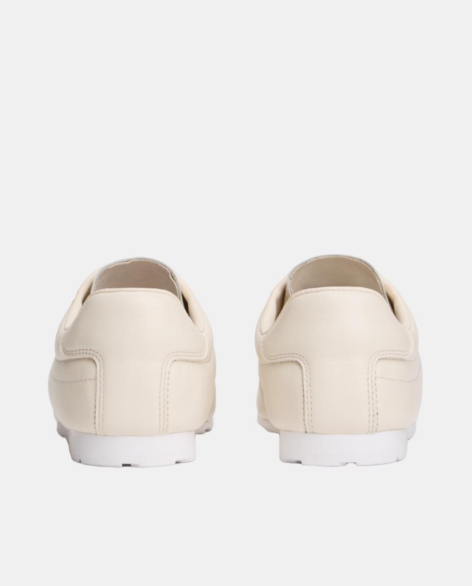 Sapatilhas em Pele Low Profile Natural-7
