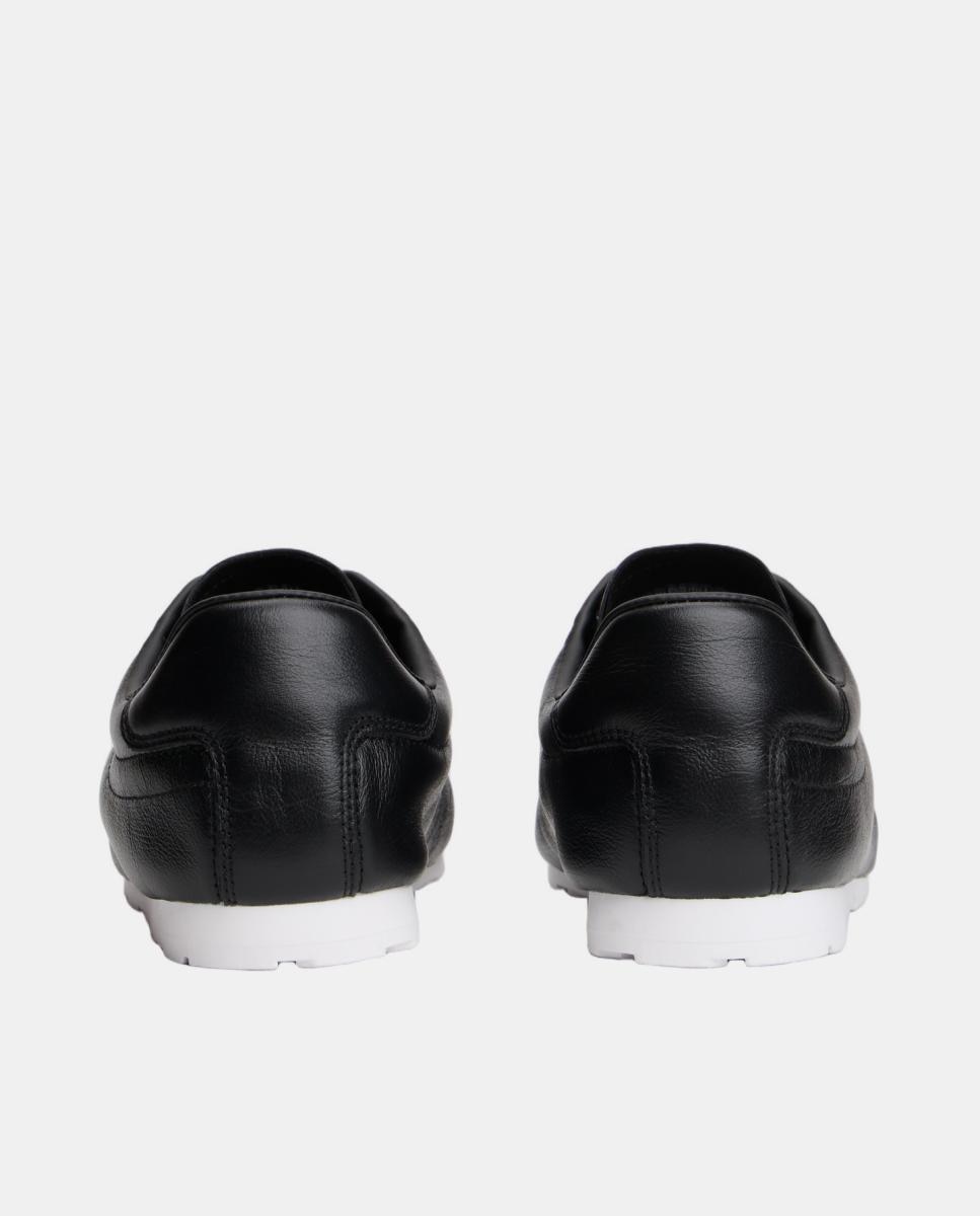 Sapatilhas em Pele Low Profile Preto-7