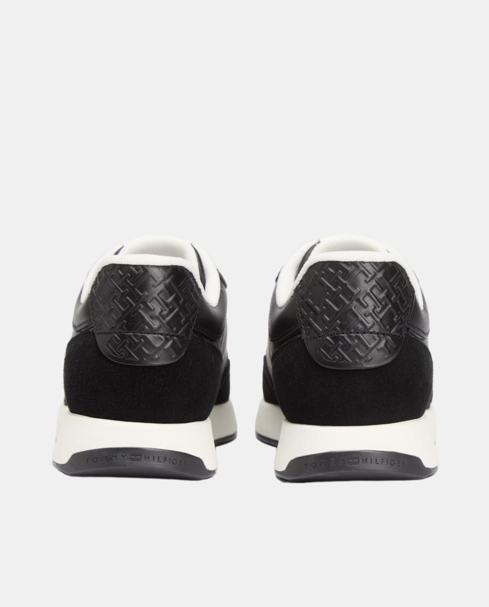 Sapatilhas em Pele com Monograma TH Branco-3