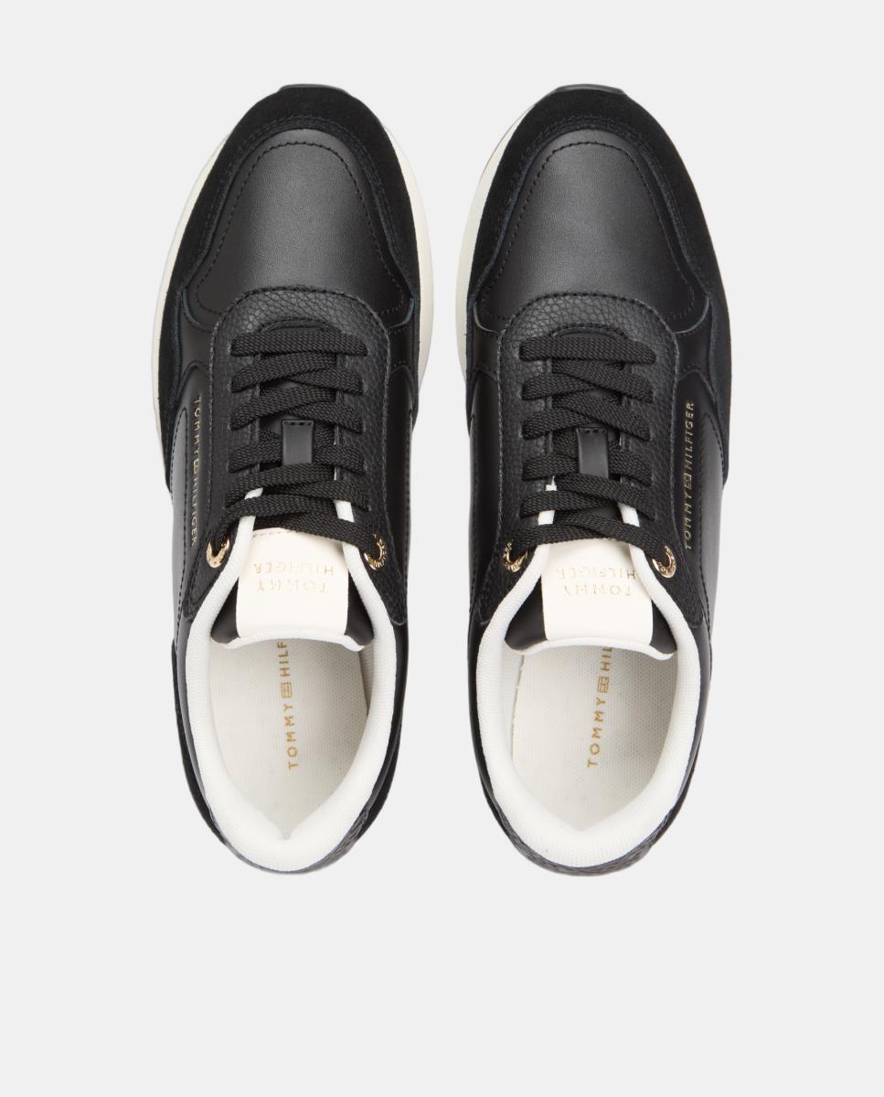 Sapatilhas em Pele com Monograma TH Branco-5