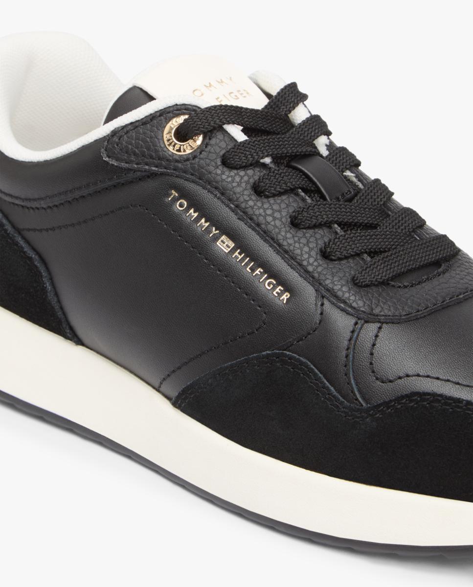 Sapatilhas em Pele com Monograma TH Branco-6