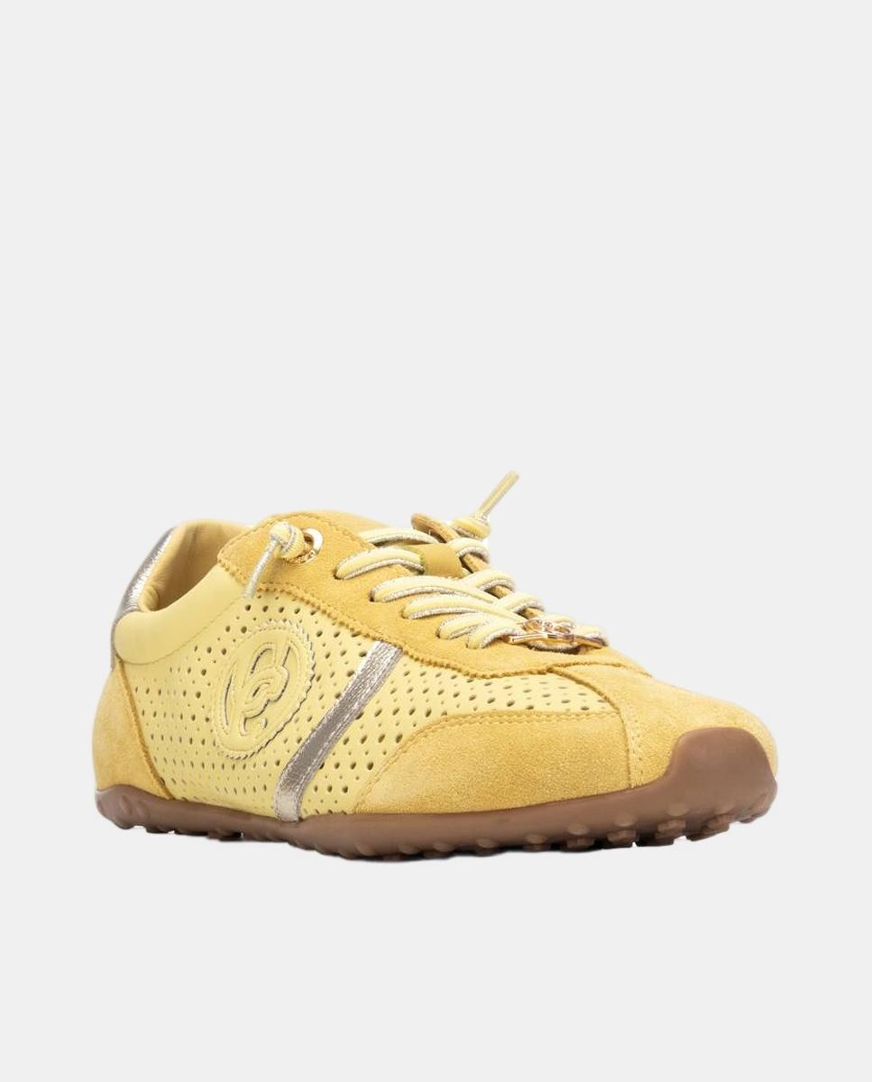 Sapatos em Croute Amarelo-2