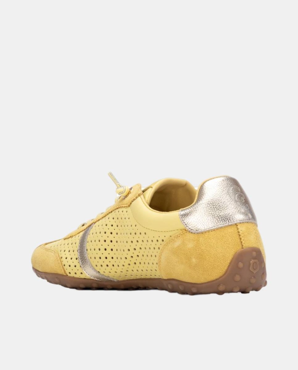 Sapatos em Croute Amarelo-3