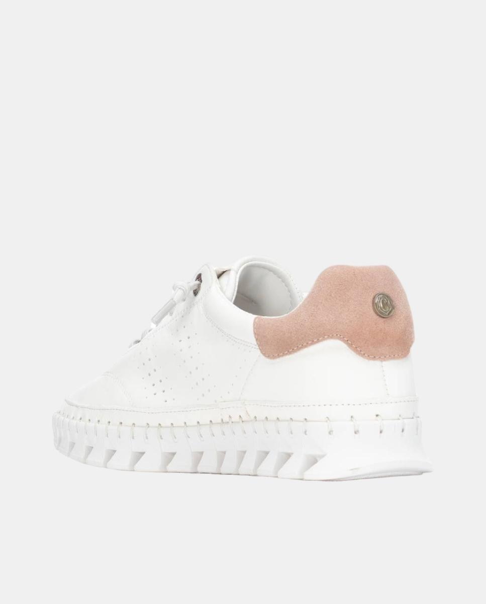 Sapatos em Pele - Branco Branco-gelo-3
