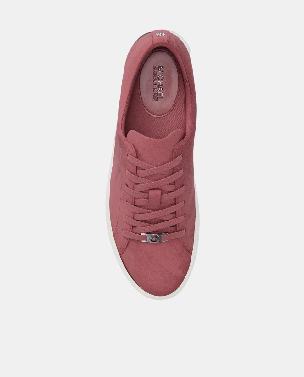 Sapatilhas Keaton Lace Up de Camurça Rosa Blush-5