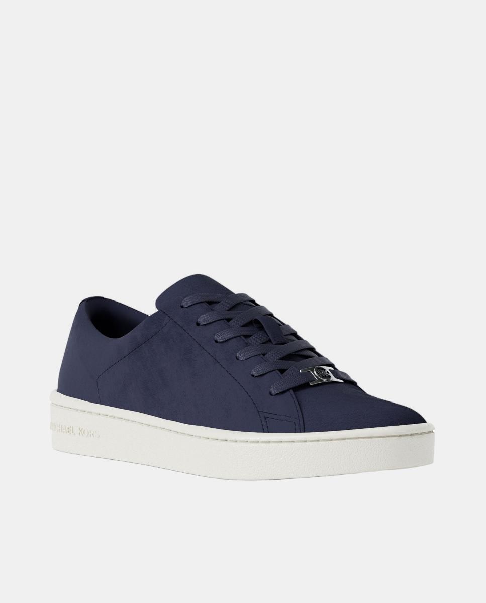Sapatilhas Keaton Lace Up de Camurça Azul-marinho-2