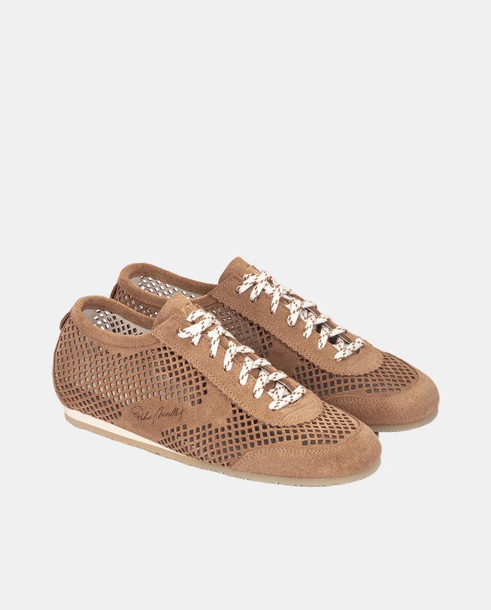 Zapatillas de mujer de piel. - Pedro Miralles - Marrón claro Marrón claro-2