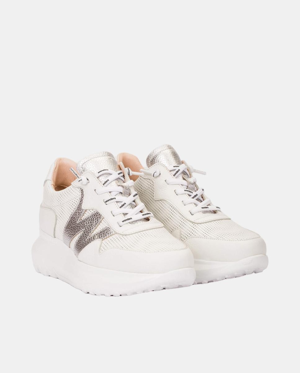 Sapatilhas Perfuradas - Branco Pele Branco-2