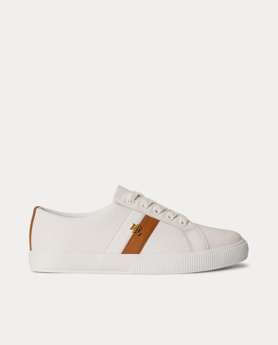 Imagem 0 de Sapatilhas Janson II em Pele às Riscas Laterais