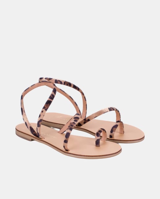 Imagen 0 de Sandalias de mujer griegas planas con tiras