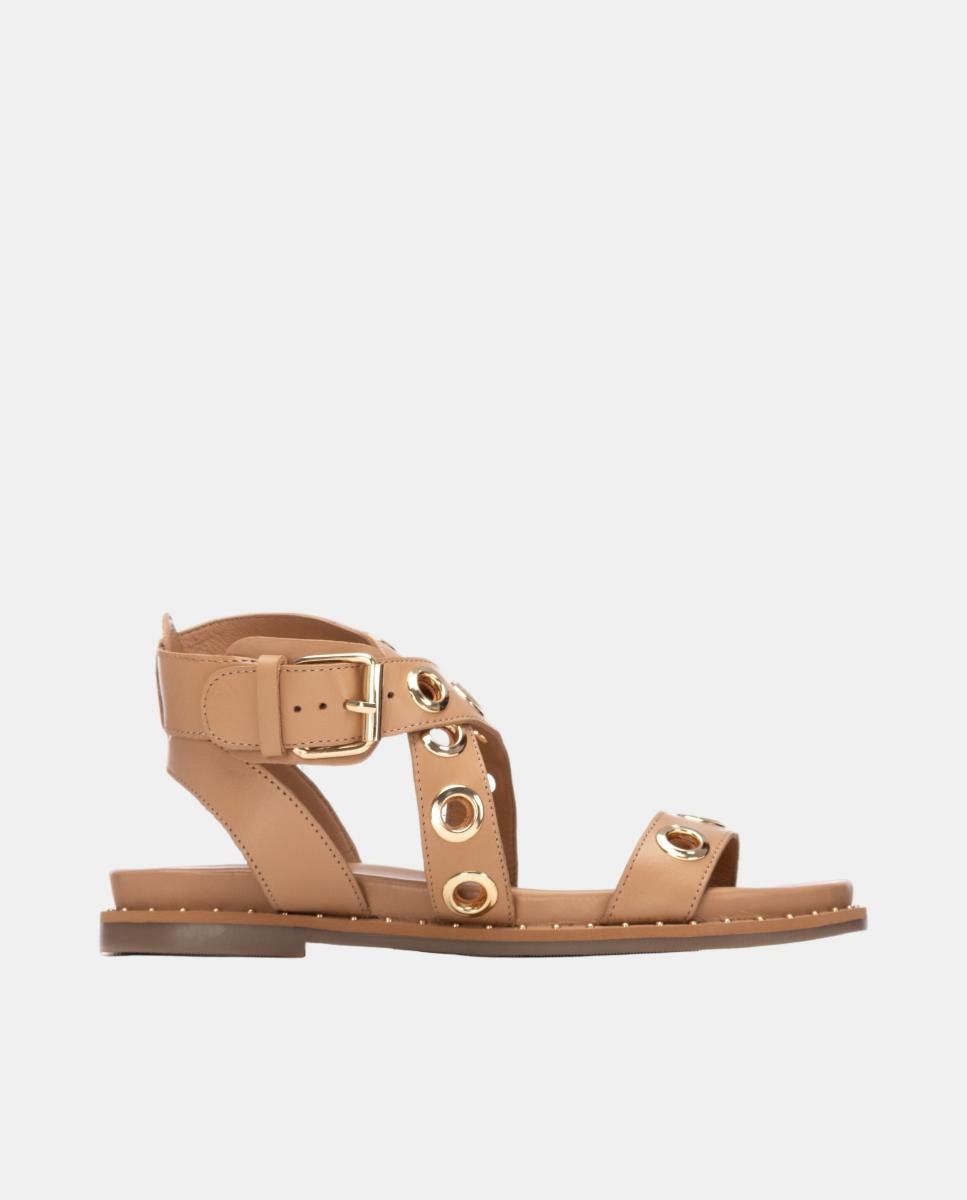 Imagem 0 de Sandálias em Pele