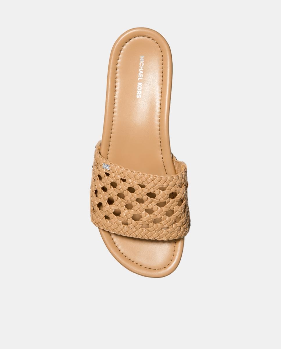Sapatos de Tacão Mayes Caramelo-4