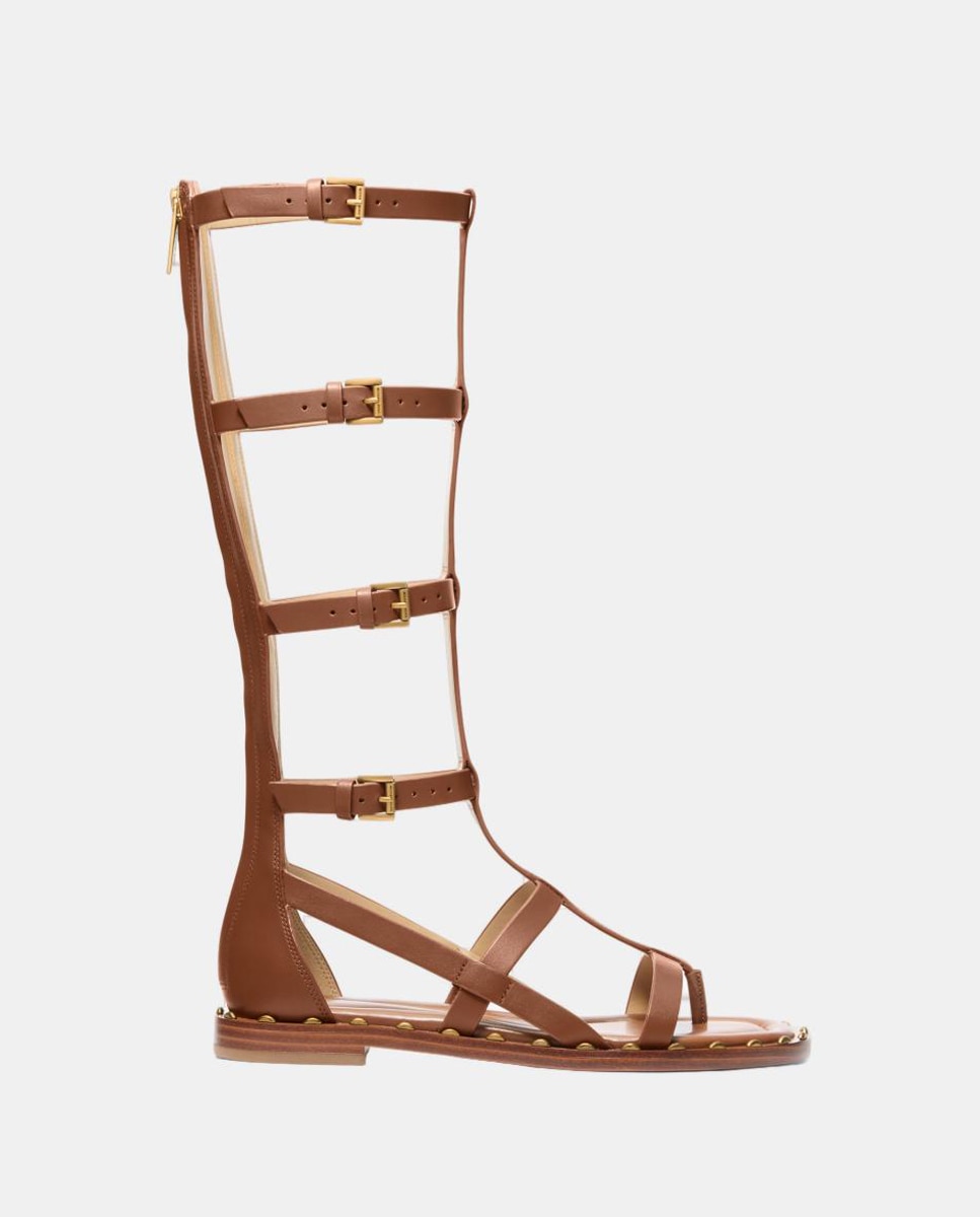 Imagem 0 de Sandálias Gladiadora Noa em Pele com Tachas