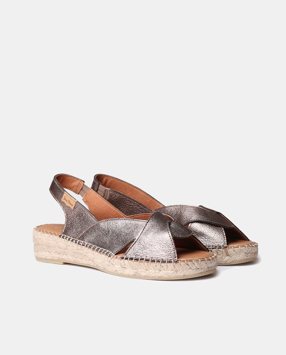 Alpercatas em Pele Bronze-2