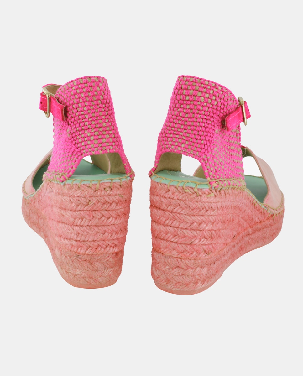 Alpercatas em Pele com Cunha Rosa-3