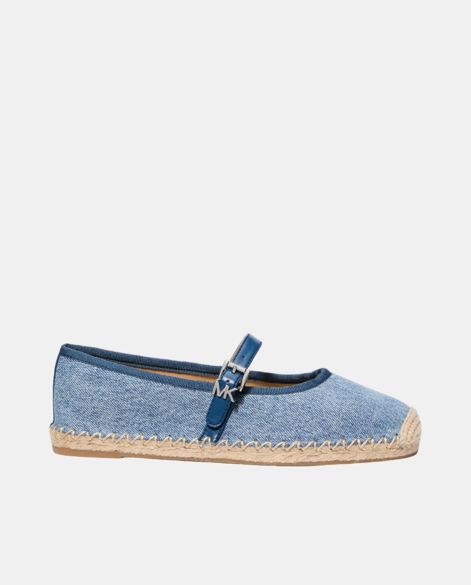 Sapatos de Presilha de Juta Lynn Denim-1