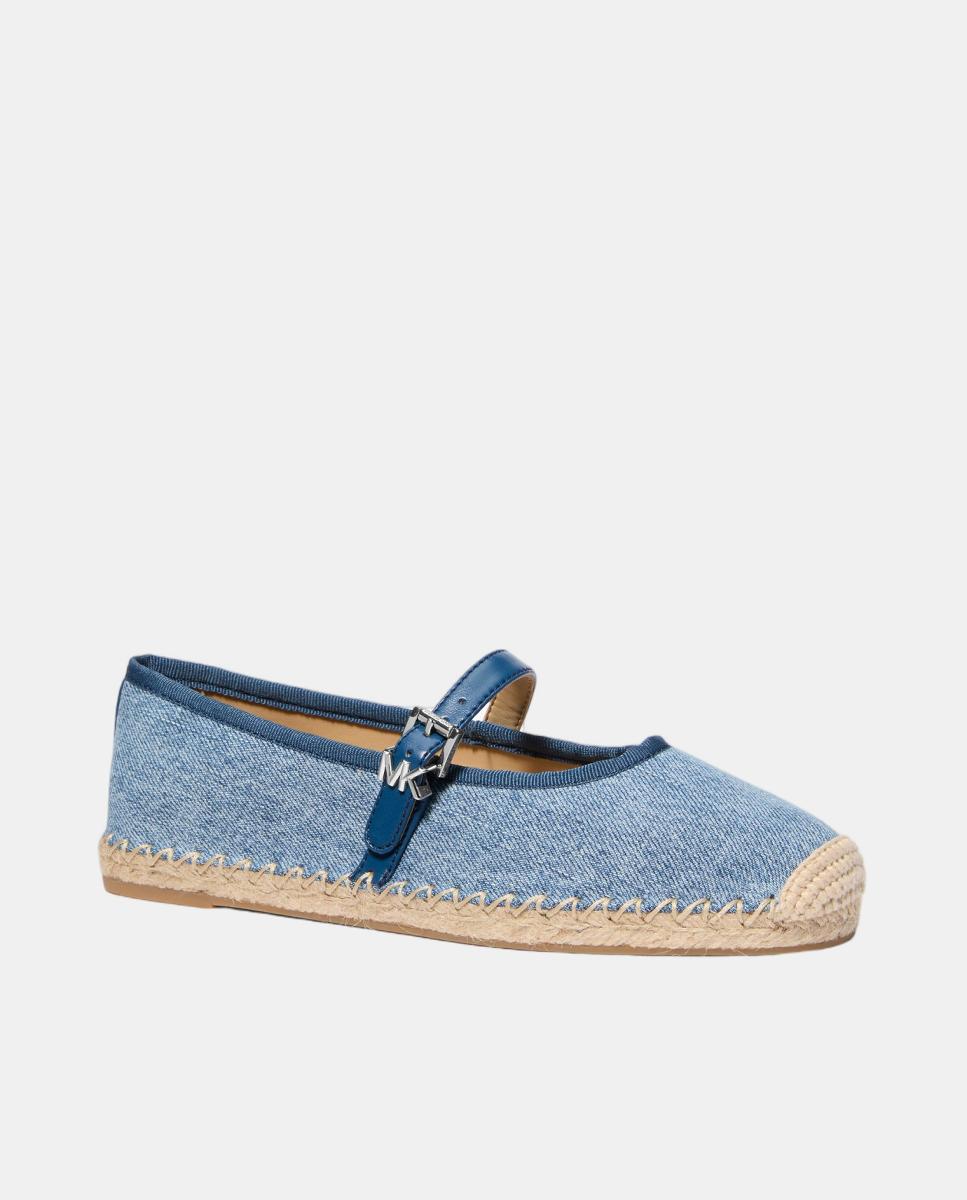 Sapatos de Presilha de Juta Lynn Denim-2