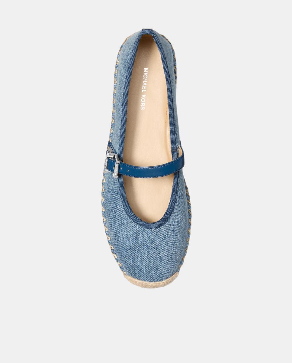 Sapatos de Presilha de Juta Lynn Denim-3