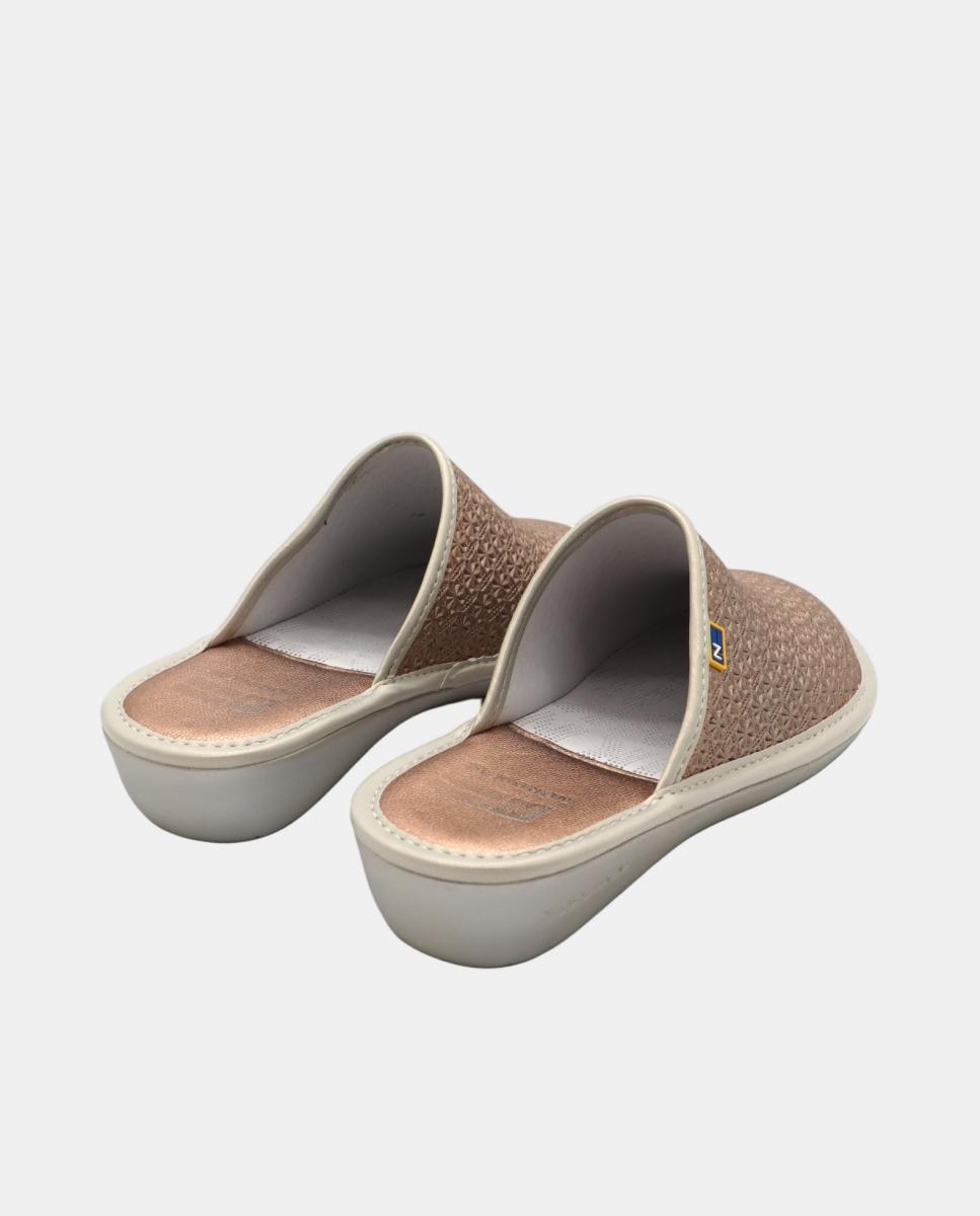 Pantufas em Pele Cobre-3
