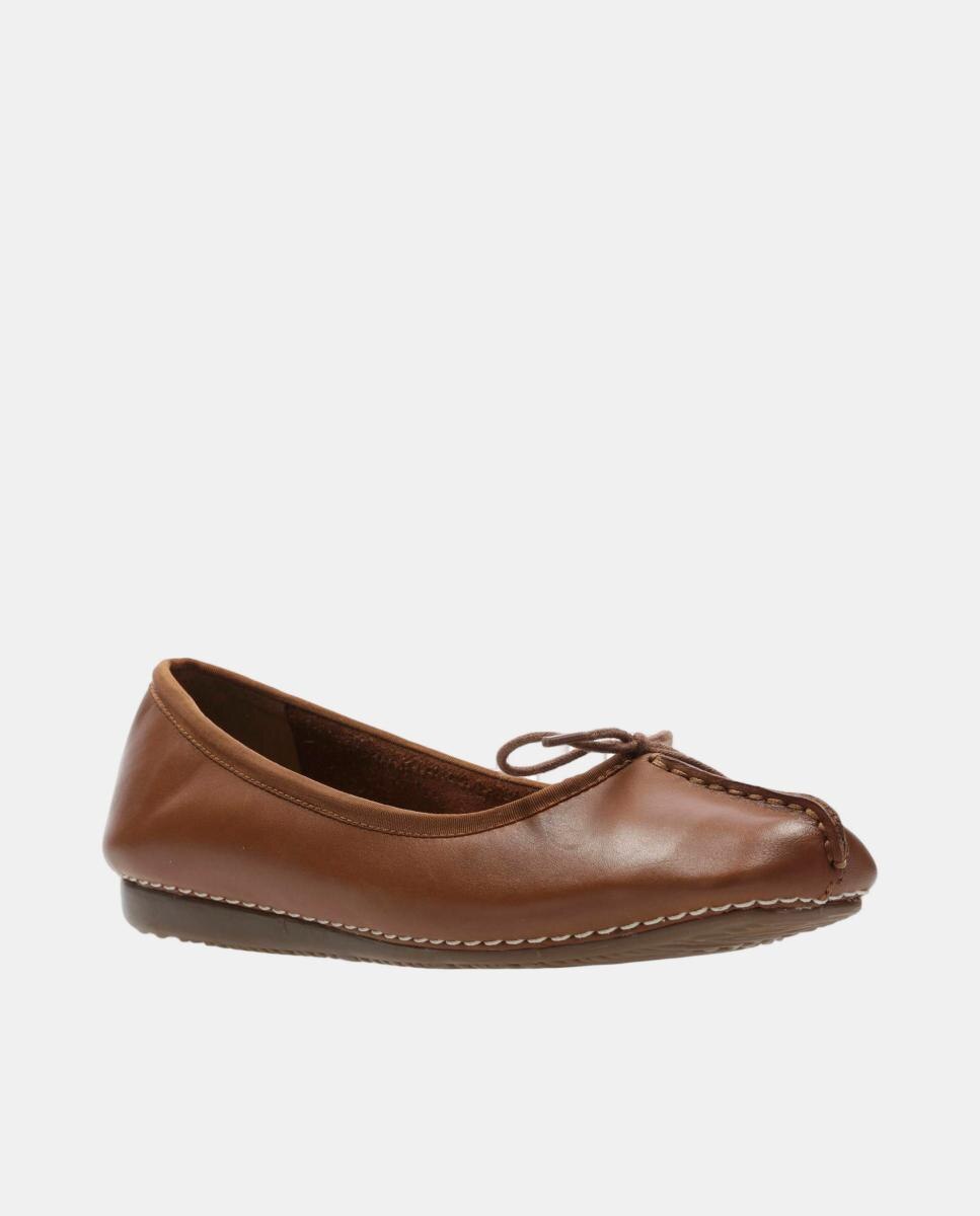 Sapatos Freckle Ice Dark Tan Lea com Sola de TR - Dark Tan Lea Castanho-escuro-2