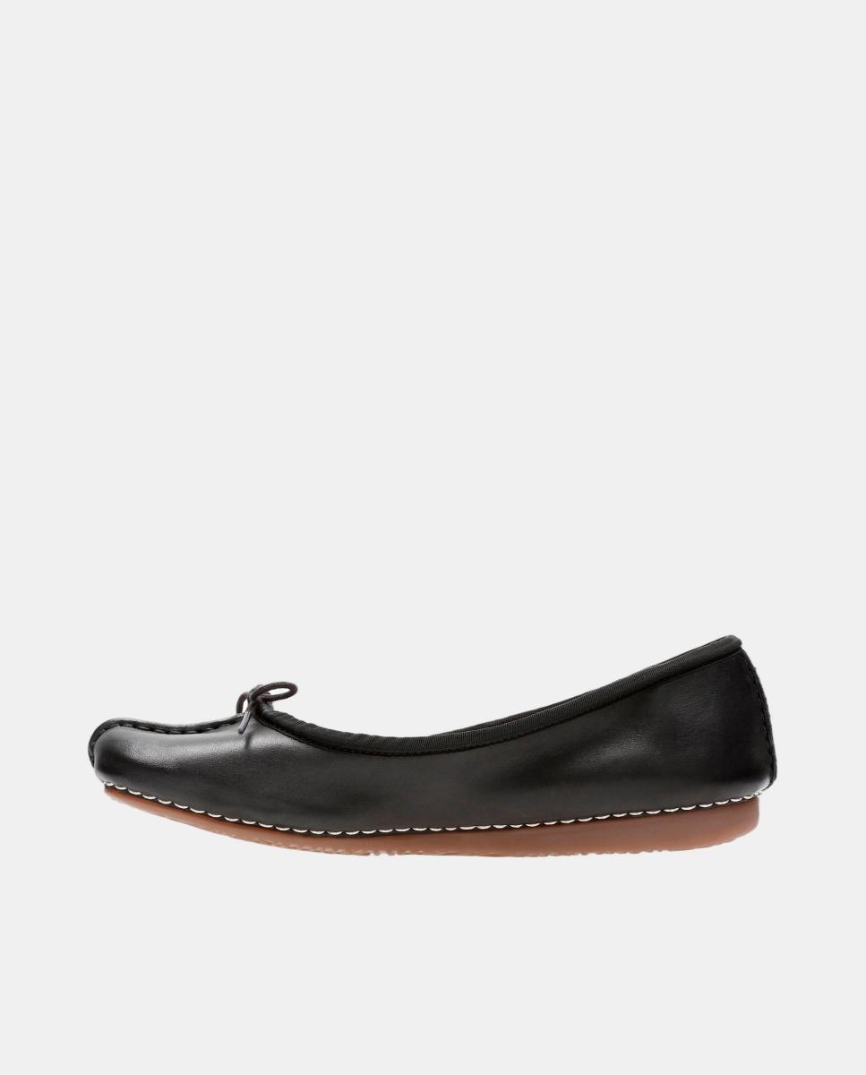 Sapatos Freckle Ice Black Leather com Sola de TR - Black Leather Preto-2