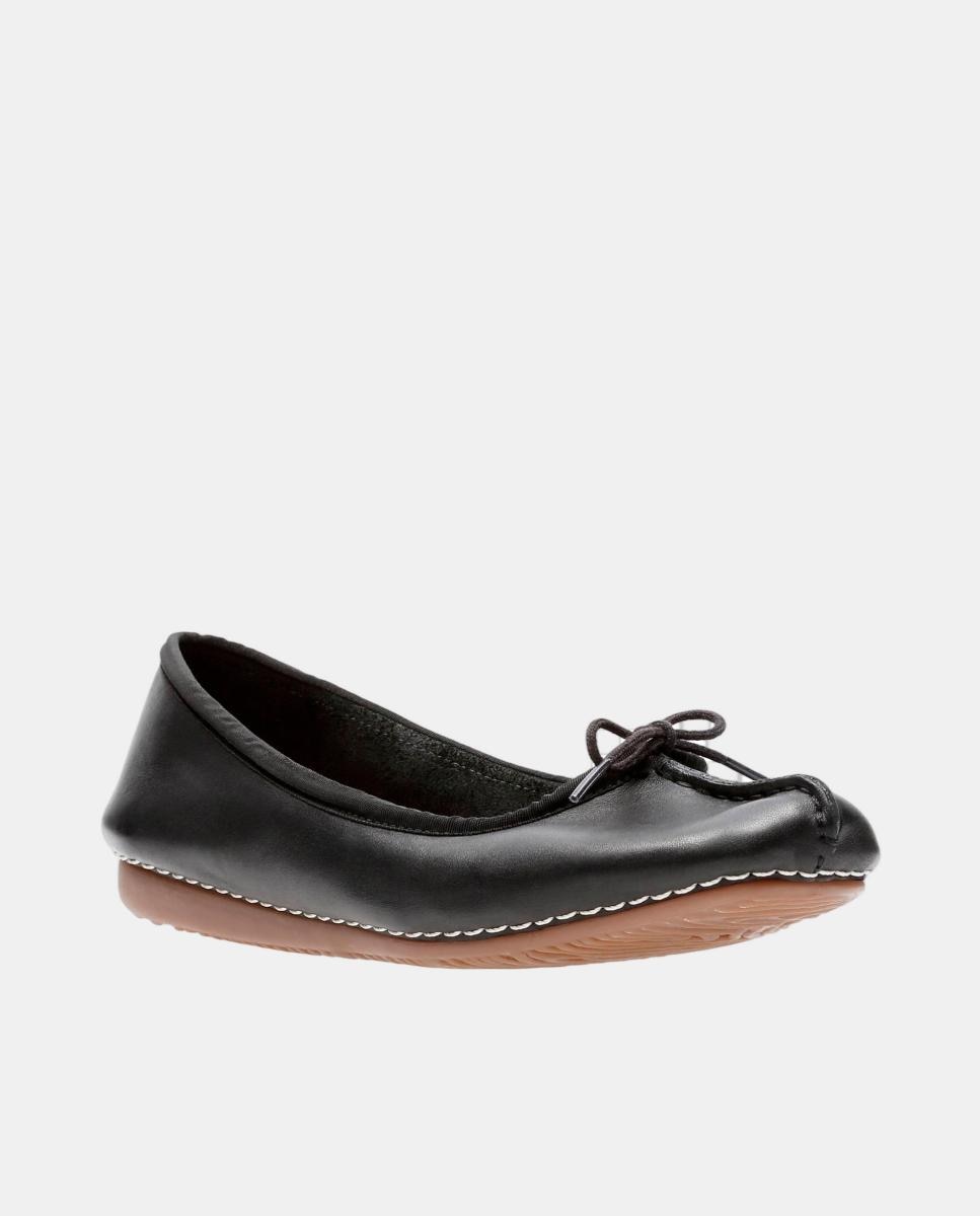 Sapatos Freckle Ice Black Leather com Sola de TR - Black Leather Preto-3