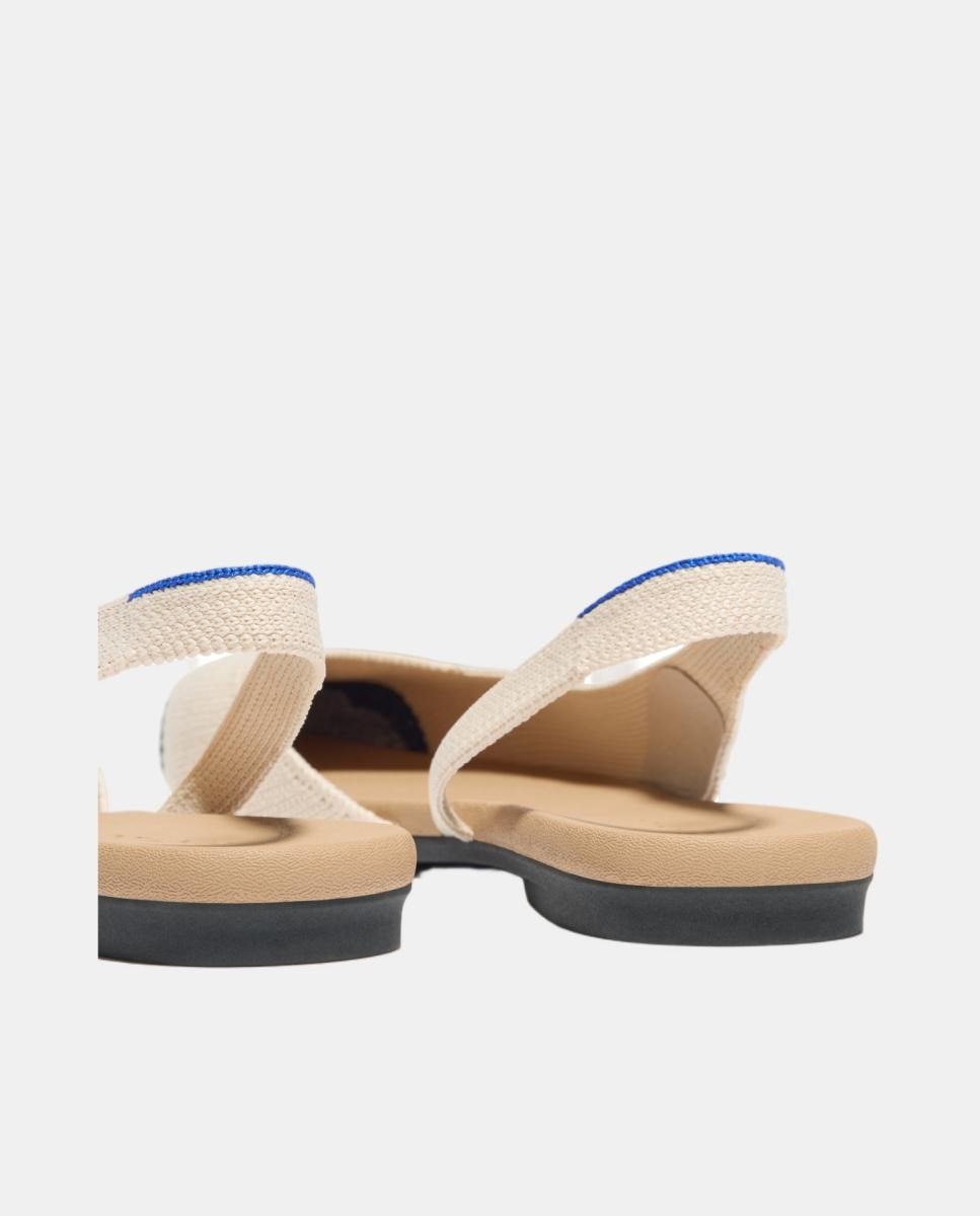 Sabrinas destalonada textil almond Branco linho-3