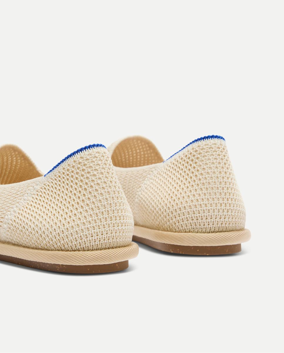 Mocassins em Tecido Flexível e Palmilha Acolchoada Branco-3