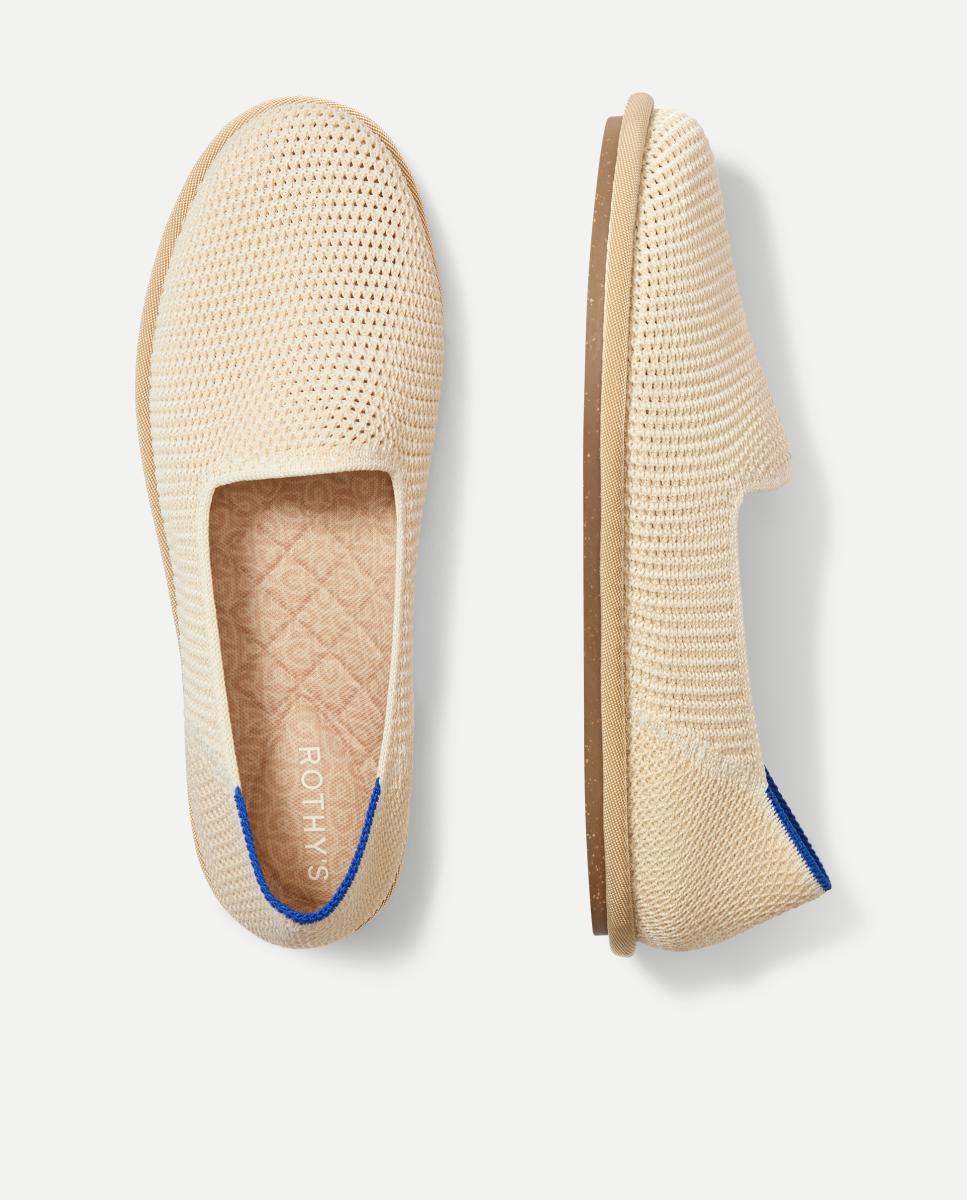 Mocassins em Tecido Flexível e Palmilha Acolchoada Branco-7