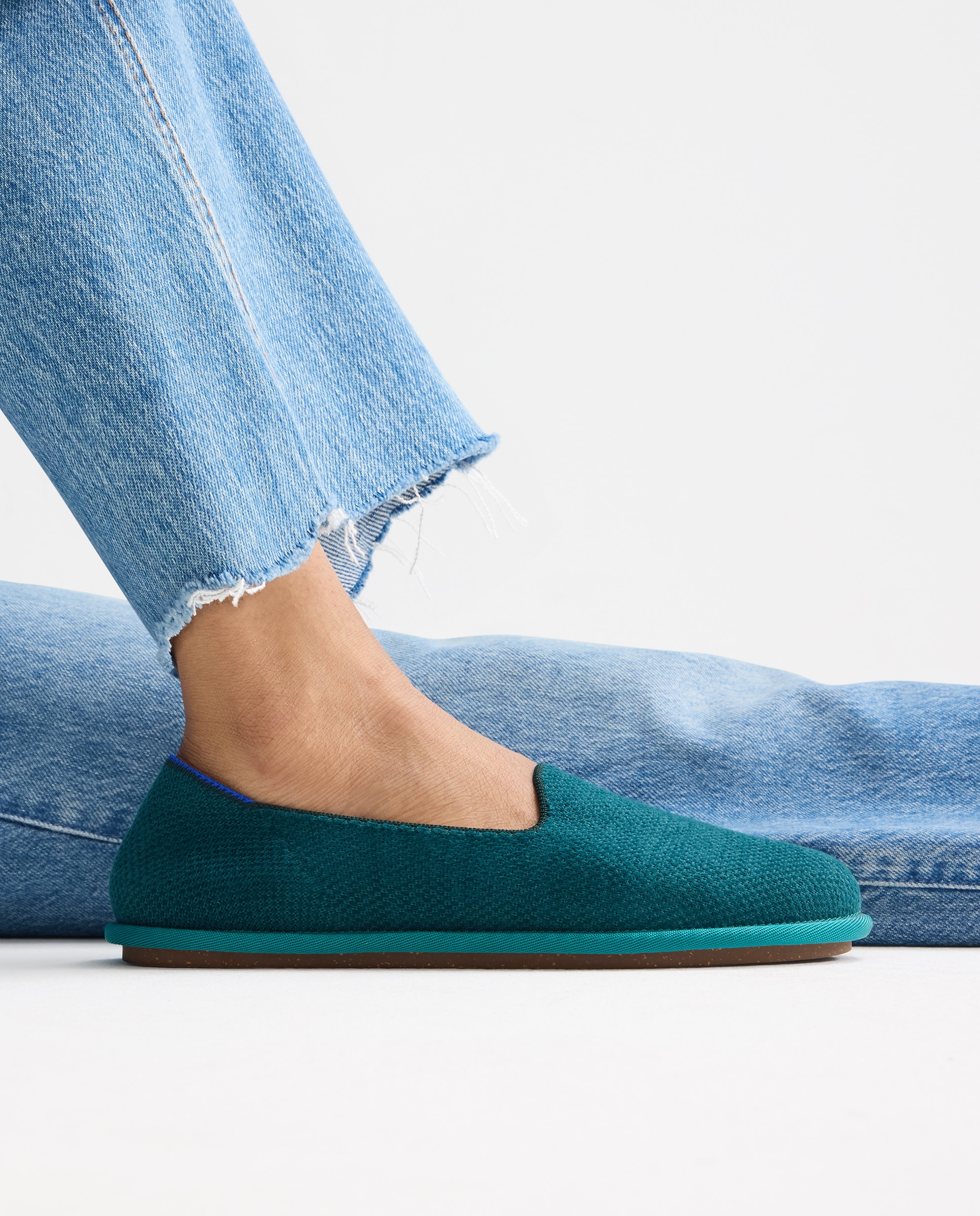 Mocasines mujer de tejido flexible y plantilla acolchada - Rothy´s - Verde Verde-6