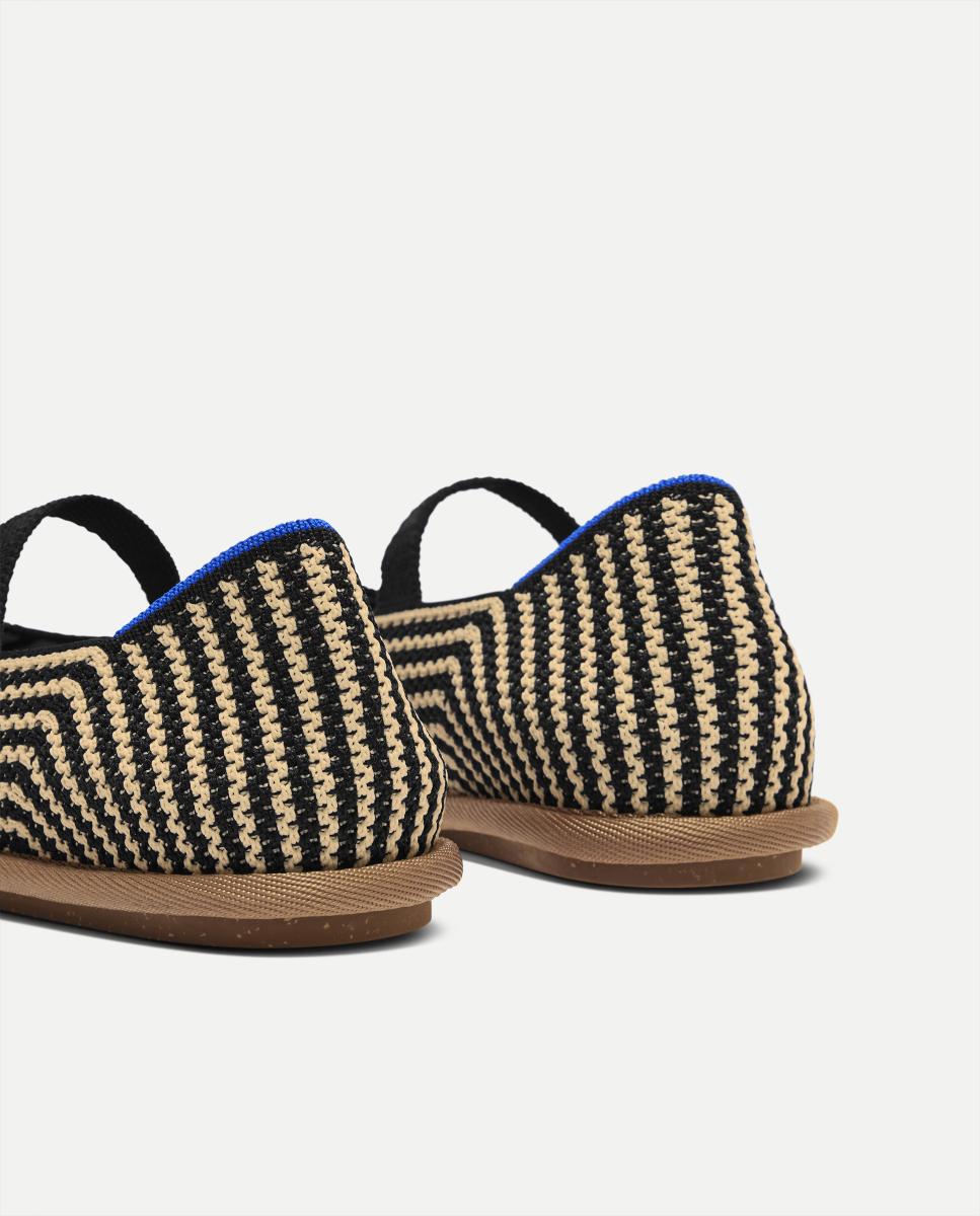 Sapatos de Presilha com Tira Elástica e Tecido Flexível Multicolor-3