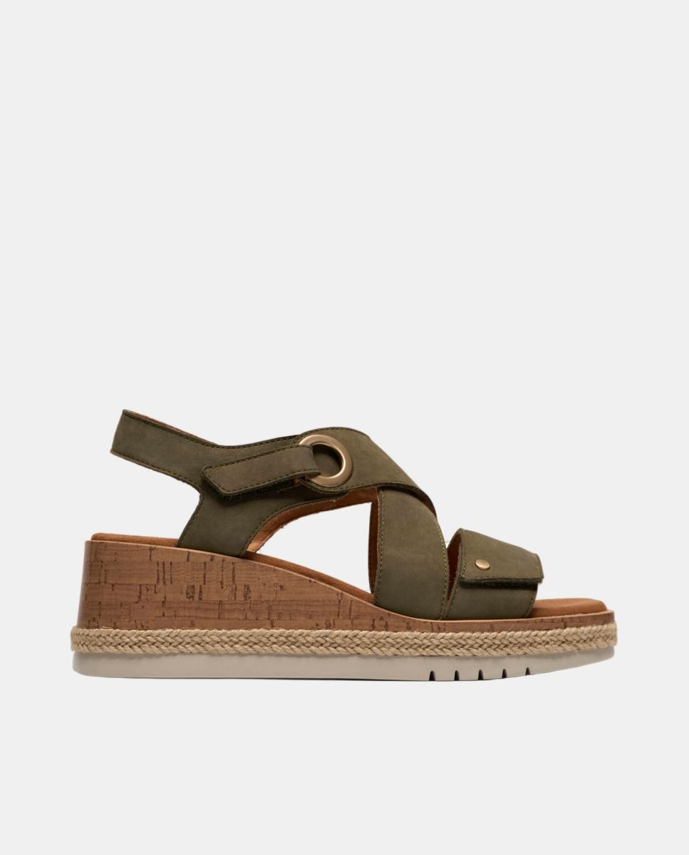 Imagem 0 de Sandálias Kidiki Sun Dark Olive Nub com Sola de EVA - Dark Olive Nub