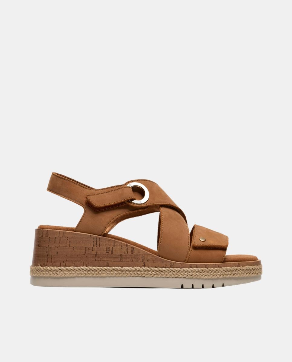 Sandálias Kidiki Sun Tan Nubuck com Sola de EVA - Tan Nubuck Castanho-1