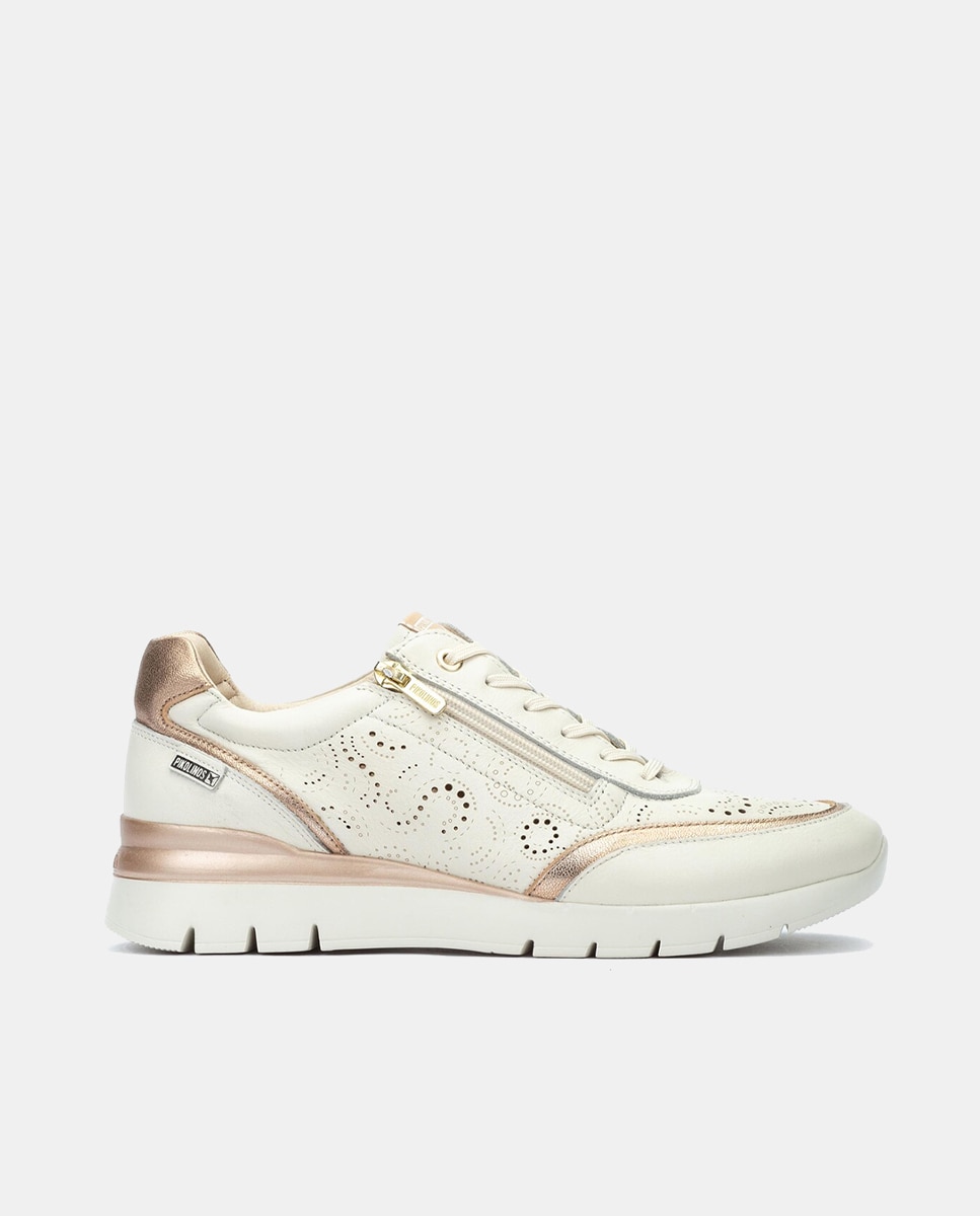 Pikolinos - Zapatillas de piel de mujer de piel.