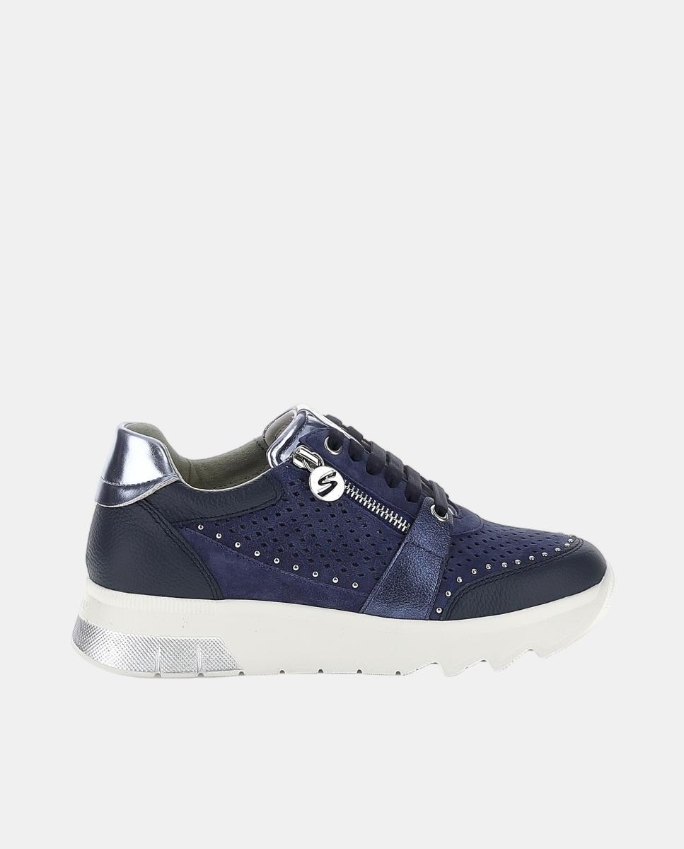 Stonefly - Deportivo mujer cordones cremallera lateral.