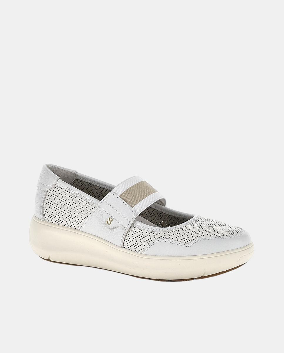 Sabrinas Desportivas com Elástico Branco-2