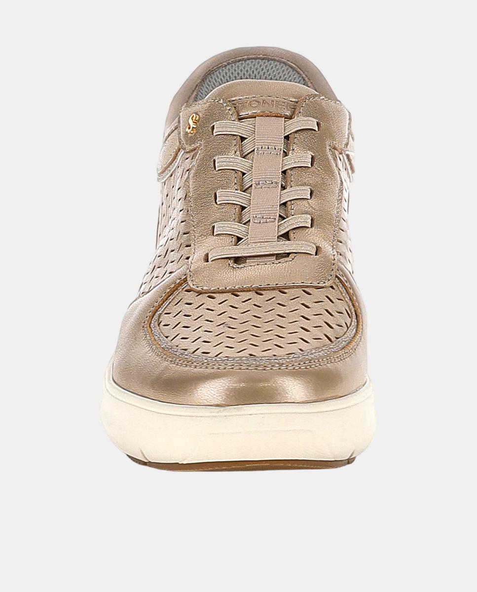 Deportivo mujer blue fit cordones elásticos - Stonefly - Natural Natural-4