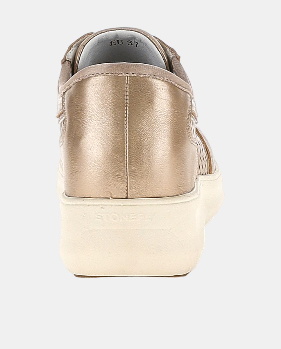 Deportivo mujer blue fit cordones elásticos - Stonefly - Natural Natural-5