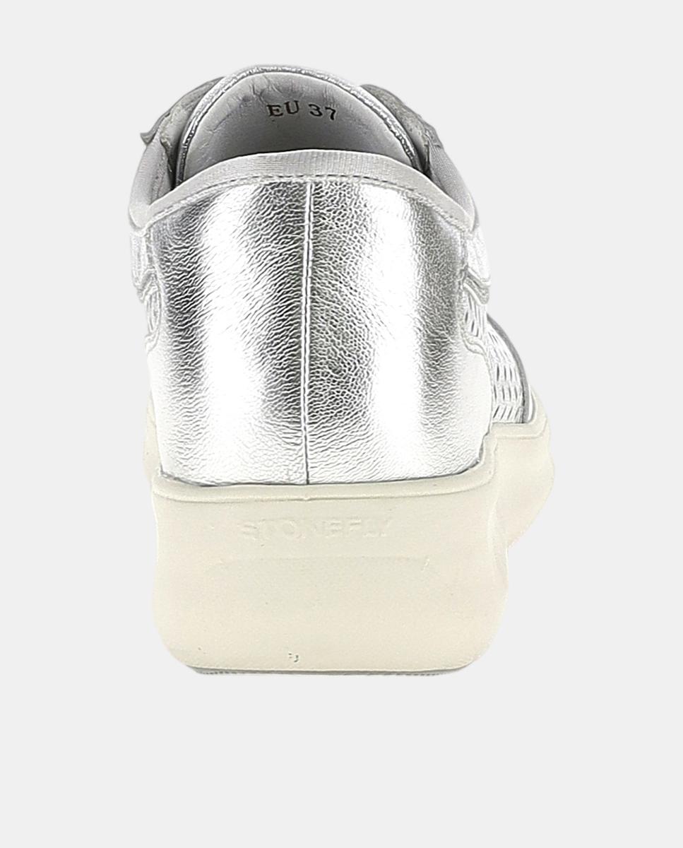 Sapatilhas Blue Fit com Atacadores Elásticos Prata-5