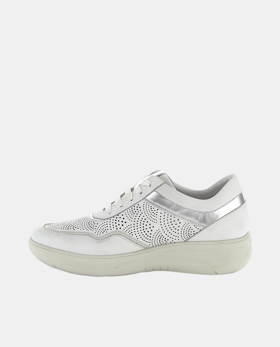 Sapatilhas de Atacadores com Fecho de Correr Lateral Branco-3