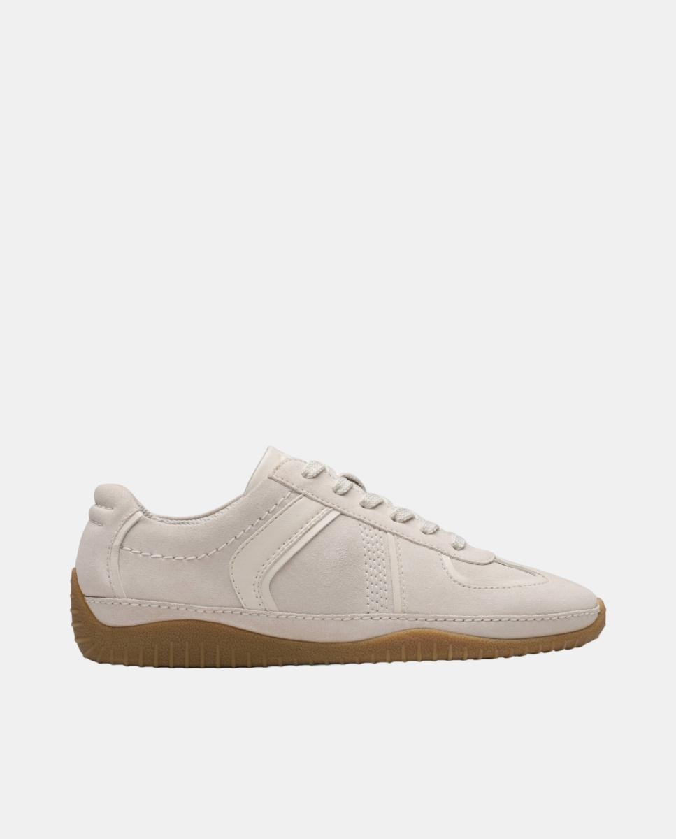 Clarks - Zapatilla Meridor Lo Off White Combi en color Off White Combi con suela de Goma.
