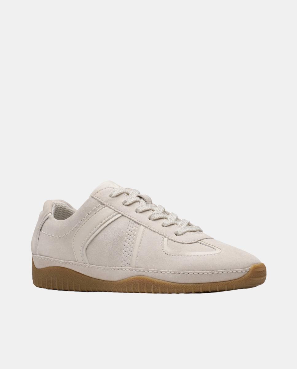 Sapatilhas Meridor Lo Off White Combi com Sola de Borracha - Off White Combi Branco-marfim-3