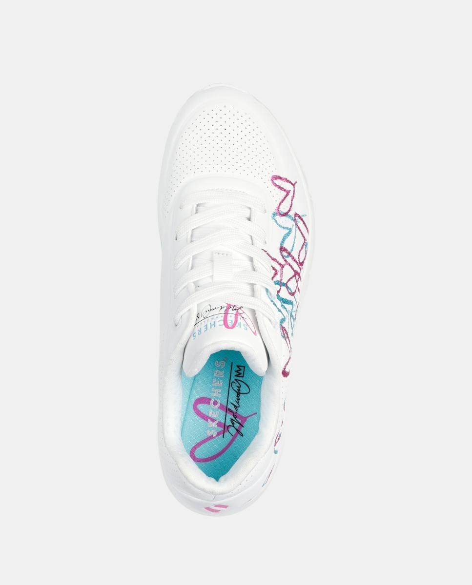 Sapatilhas de Moda com Câmara de Ar Branco-2