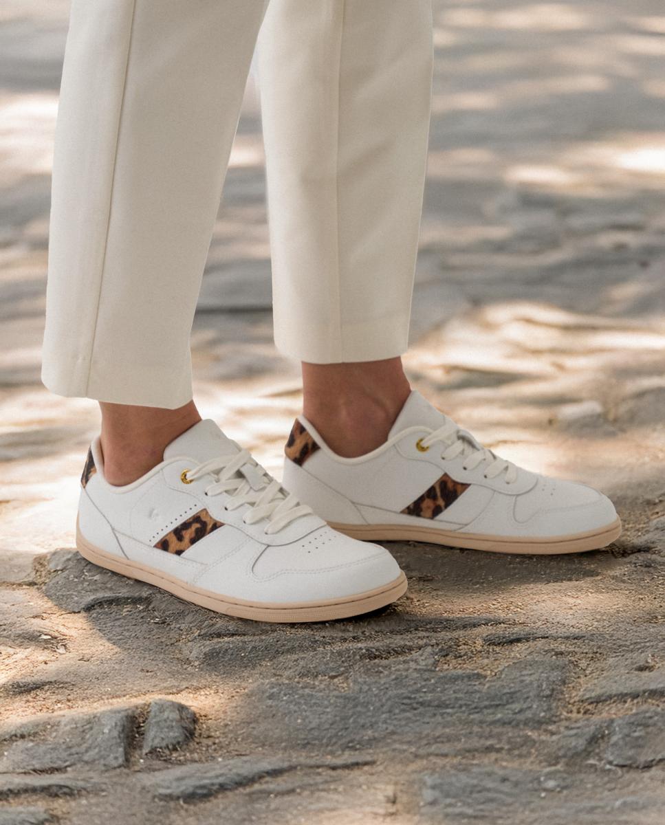 Sapatilhas em Ecopele com Sola Rasa sem Drop Castanhos-10