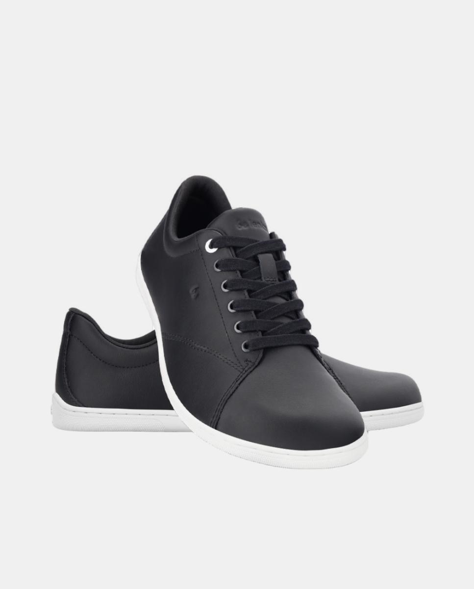 Sapatilhas em Ecopele com Sola Rasa sem Drop Preto Ónix-2