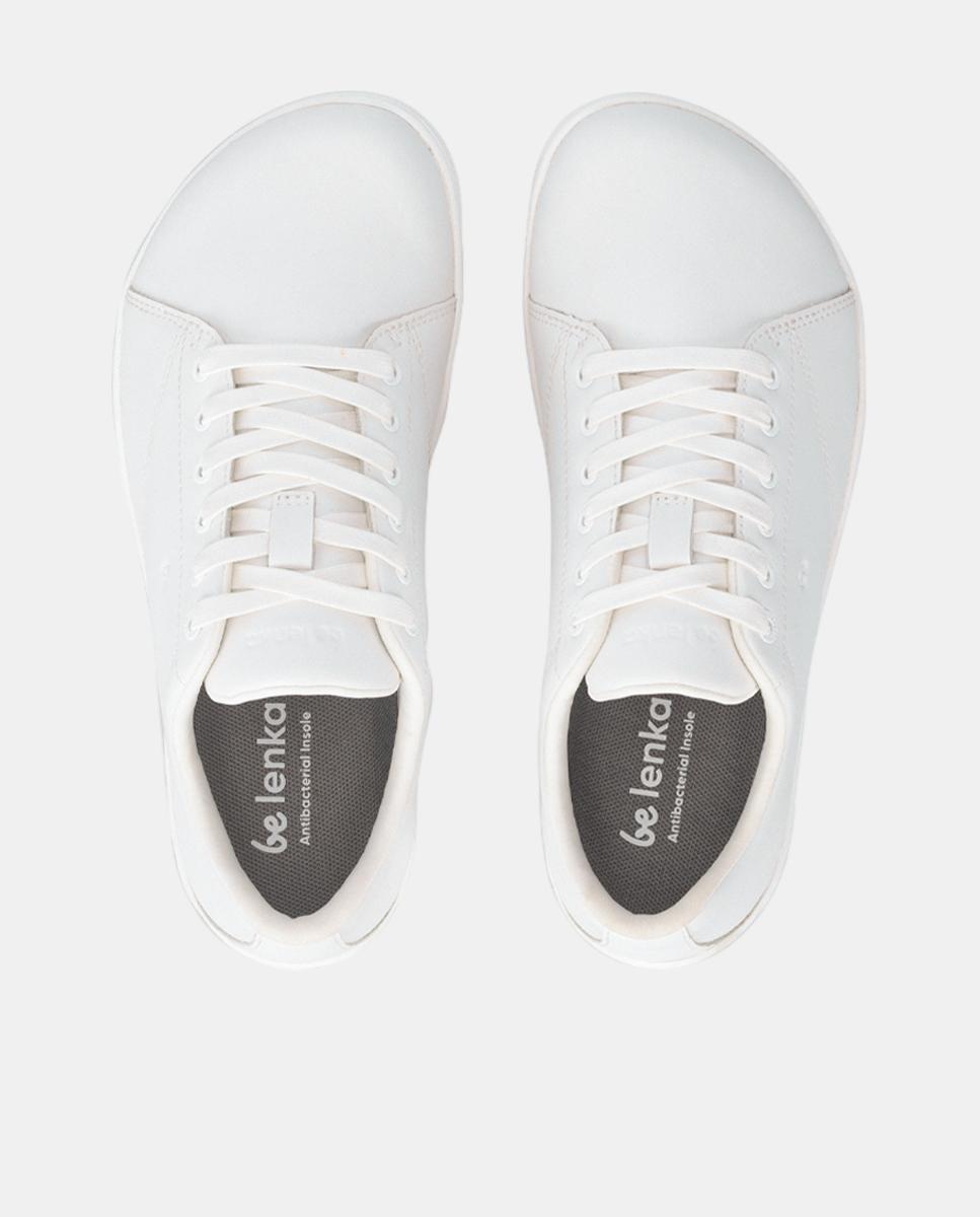 Sapatilhas em Ecopele com Sola Rasa sem Drop Branco Total-4
