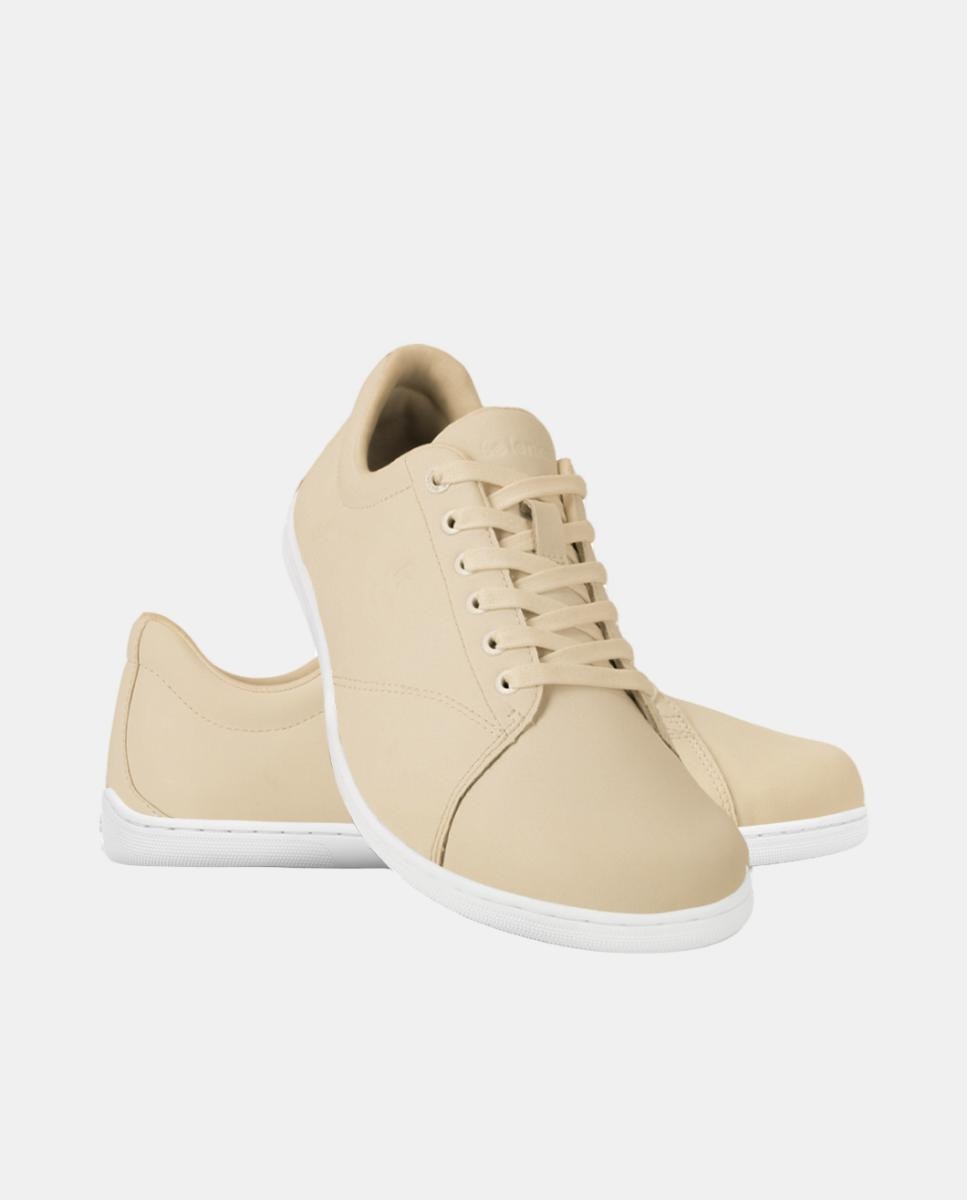 Sapatilhas em Ecopele com Sola Rasa sem Drop Castanho-claro-2