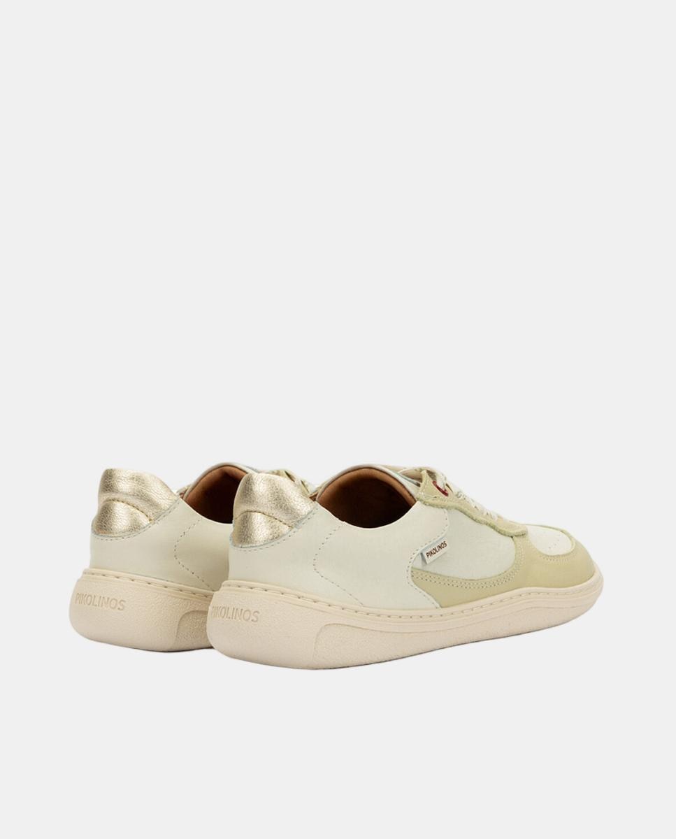 Sapatilhas em Pele Barefoot Branco-2