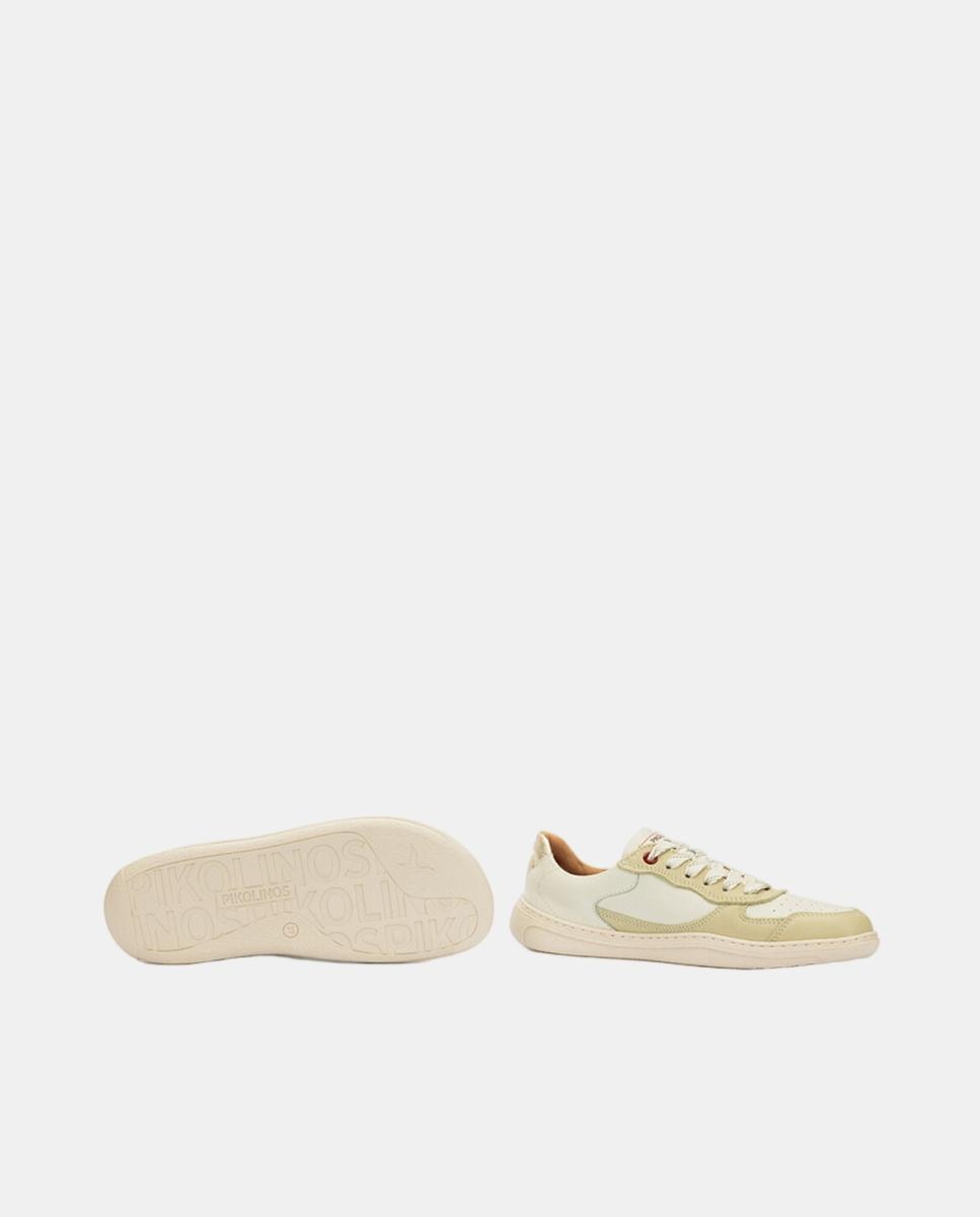 Sapatilhas em Pele Barefoot Branco-4