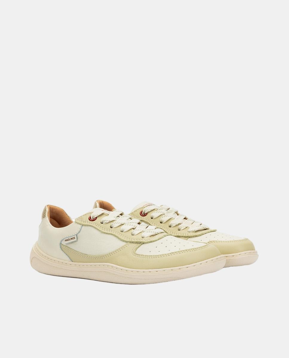 Sapatilhas em Pele Barefoot Branco-7